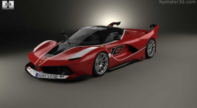Ferrari FXX concept may be first four doors sedan with a mid-position V12 engine! - Photo