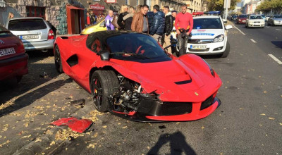 See the impact of Ferrari LaFerrari, injured last week! (VIDEO) - Photo