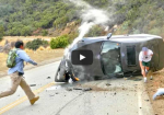 Spectacular BMW Crash Filmed in 4K Ultra HD. - Photo
