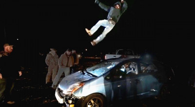 Diesel <span style='background: #ff0000'>Trucks</span> Destroy a Prius - The PRIUSPOCALYPSE - Photo