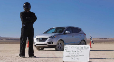 Hydrogen Powered Hyundai Tucson Sets Land Speed Record - Photo