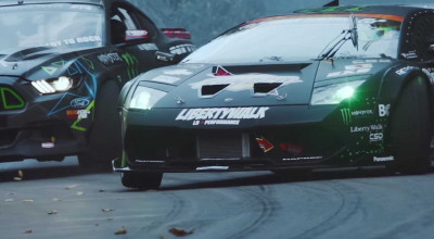 Amazing Drift Race: Lamborghini vs Mustang. (Video) - Photo