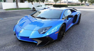 Rare Blue Aventador SV Listed For Sale In California - Photo