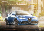 Wicked Rocket Bunny Rendering For Alfa Romeo Giulia - Photo