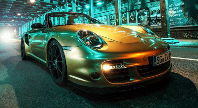 <span style='background: #ff0000'>Wimmer</span>'s 840 PS Golden Porsche 911 Turbo Will Blow Your Mind! - Photo