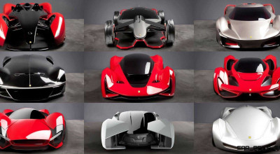 Future Ferrari Concepts Made By Design Schools - Photo