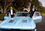 Obama And Seinfeld Having A Ride In A 1963 Corvette Stingray - Photo