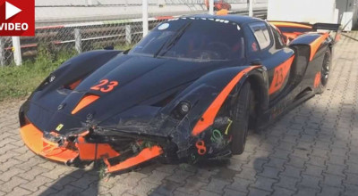 These Photos Of A Damaged Ferrari FXX Will Break Your Heart - Photo