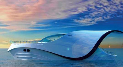 Vey Concept - A Scarf Inspired Yacht - Photo