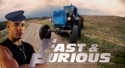 “The Fast and the Furious Tractor Drift! ! [Video] - Photo