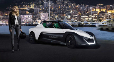 Margot Robbie As A Nissan BladeGlider Driver And EV Ambassador Of The Company - Photo