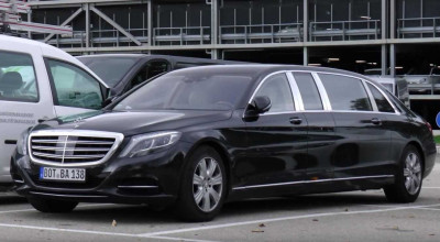 Mercedes <span style='background: #ff0000'>Maybach</span> S600 Pullman needs two parking spaces! (VIDEO) - Photo