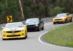 Mustang, Camaro and Challenger converted in Japan. - Photo