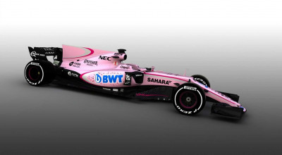 New Color Scheme For Force India In F1 2017 - Photo