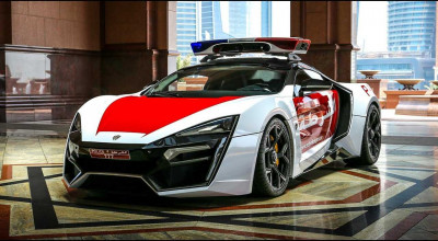 PHOTO: The most expensive super car serving the police is presented in detail. - Photo