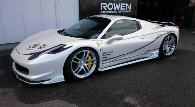 Rowen transforms the Ferrari 458 into a car worthy of the Tokyo Drift movie! - Photo