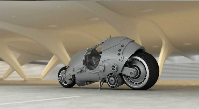 Speedbike 02 — a crazy concept bike to ride in future! - Photo