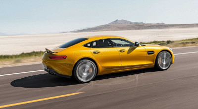The New Mercedes-AMG GT4 Four-Door Concept Competing With Porsche Panamera - Photo
