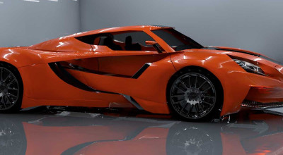 The concept Jetstream <span style='background: #ff0000'>car</span>, signed by Kyle Faller! - Photo