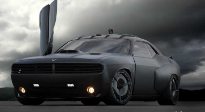 Vapor Galpin Challenger Air Force Dodge Challenger Is Being Currently Auctioned - Photo