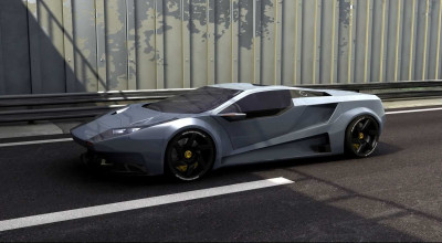 <span style='background: #ff0000'>Vector</span> Tribun concept — a tribut to the iconic <span style='background: #ff0000'>Vector</span> W8 supercar! - Photo