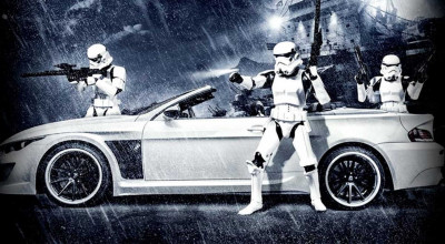 Vilner made a car for Darth Vader: the BMW Stormtrooper - Photo