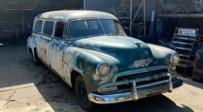 A 70 years Classic Chevy Ambulance Was Discovered in Nebraska - Photo