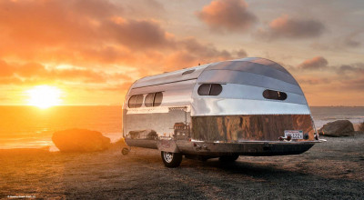 The $255,000 Bowlus camper gives you two weeks off the grid - Photo