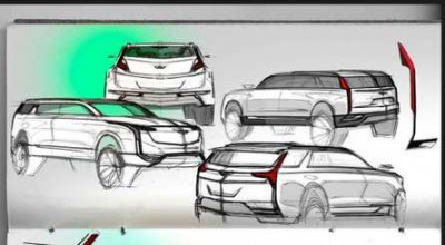 It’s official: Get a glimpse at the GM Sketch of the Cadillac Crossover - Photo