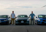 Drag Race Debut: Mazda3 AWD Turbo vs WRX vs VW Golf R - Photo