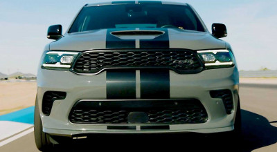 Pre-Production 2021 <span style='background: #ff0000'>Dodge</span> <span style='background: #ff0000'>Durango</span> SRT Hellcat Stollen. A non-yet released vehicle - Photo