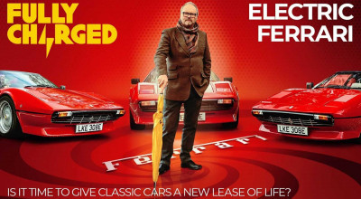 A Classic Ferrari 308 GTS Converted With 500 HP EV - Photo