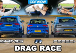 Drag Race: AMG GLE 53 vs. Porsche Cayenne Coupe vs. VW T-Roc R - Photo