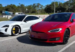PorscheTaycan Turbo S vs. Tesla Model S Latest Drag Race Set A New EV Record - Photo