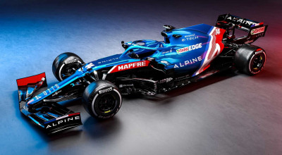 2021 Alpine A521 Classic Blue Exterior Imitates The <span style='background: #ff0000'>French</span> Flag With White & Red Accents - Photo