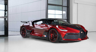 Meet The Bugatti Divo In Red And Graphite Diamonds - Photo