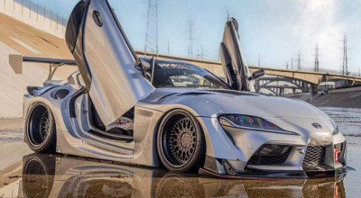 A New Scissors <span style='background: #ff0000'>Lamborghini</span> Doors Kit  For Your Toyota GR Supra On The Market - Photo