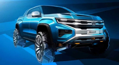  2022 VW Amarok Photo Teaser Shows A Vague Glimpse at the Pickup's Interior - Photo