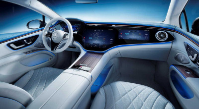 A 55-inch Screen Inside A Car? Here's How It Looks Like In The Mercedes ESQ! - Photo