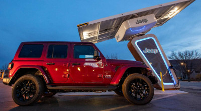 Jeep Challenges Its Customers By Putting The Chargers At Trailheads - Photo