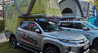 Mitsubishi Still Can Leave You Speechless! You Can Buy It With An Inflatable Camper! - Photo