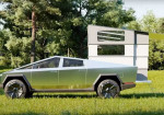 There's A Pickup Camper For Tesla Cybertruck On The Market! - Photo