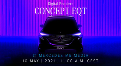 Mark May, 10th On Your Calendars - Mercedes Plans To Unveil Its EQT Small Van Coming May 10  - Photo