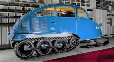 1940s Bombardier B-7 Snowmobile - A Sad Story That Made A Big Difference For The Winter Roads Is Auctioned - Photo