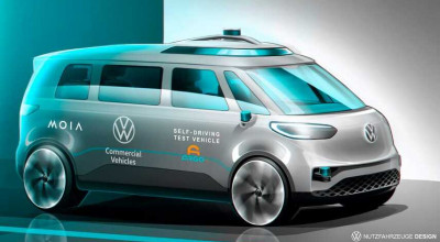 Finally Self-<span style='background: #ff0000'>Driving</span> Volkswagen ID Buzz Minivans Will Feature New Argo AI Sensors - Photo