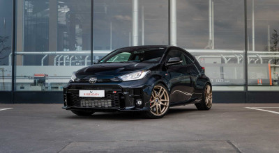 Imagine A Toyota GR Yaris With Black Exterior And Bronze Wheels - Photo
