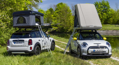 MINI Gives You A Camping Getaway Adventure With Its  Rooftop Tent For The EV Hatch - Photo