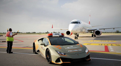 Lamborghini Huracan Evo As An Airport Follow Me Car – Why Not? - Photo