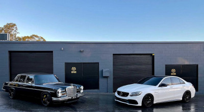 When 1968 Mercedes-Benz W108 <span style='background: #ff0000'>Restomod</span> Meets 2017 AMG C63 - Photo