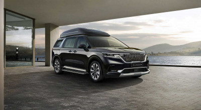 <span style='background: #ff0000'>Kia</span> <span style='background: #ff0000'>Carnival</span> Now Comes In A Four-Seat Variant With A Foot Massager - Photo